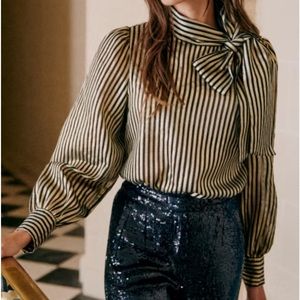 Blouse Elyes Jacquard Rayures